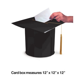 6ct Bulk Mortarboard Shaped Graduation Card Boxes