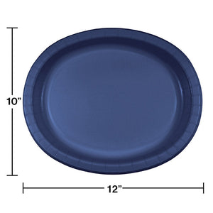 96ct Bulk Navy Sturdy Style Oval Platters