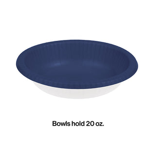 200ct Bulk Navy Blue Paper Bowls