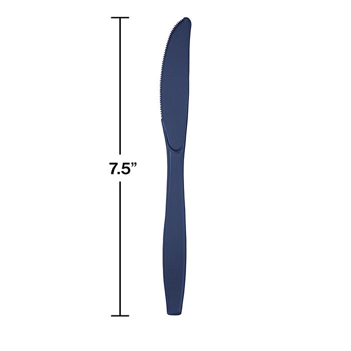 288ct Bulk Navy Plastic Knives