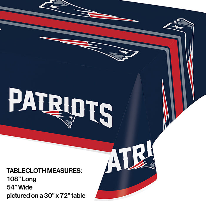 12ct Bulk New England Patriots Table Covers