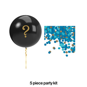 Blue Gender Reveal Balloons Balloon Kit Party Decoration