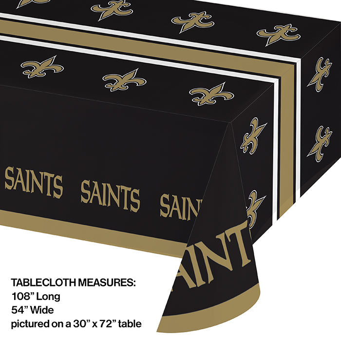 12ct Bulk New Orleans Saints Table Covers