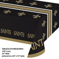12ct Bulk New Orleans Saints Table Covers