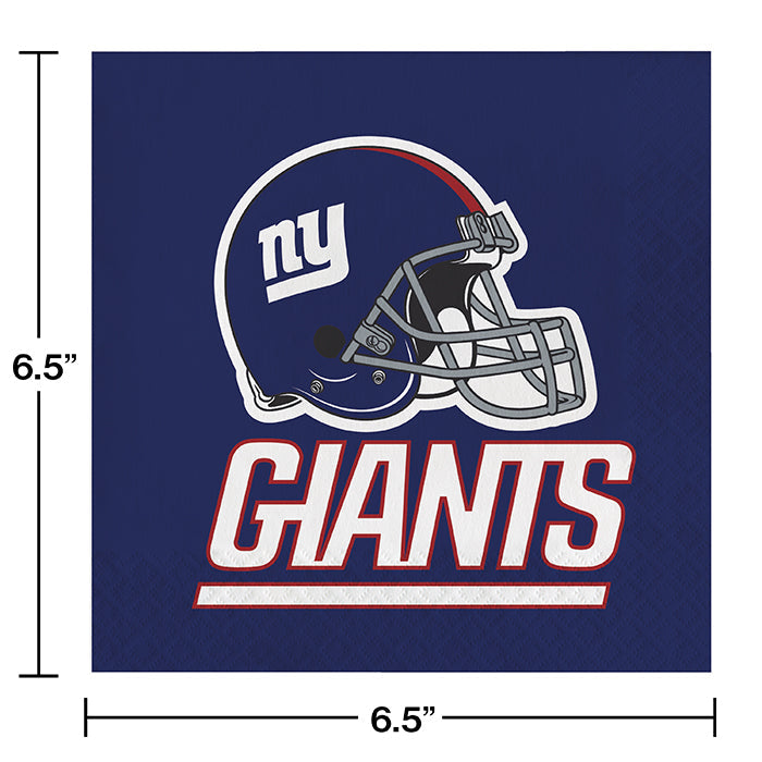 192ct Bulk New York Giants Luncheon Napkins