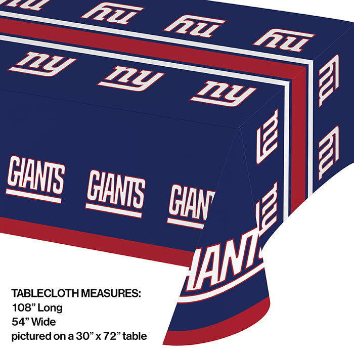 12ct Bulk New York Giants Table Covers