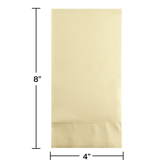 Bulk 192ct Ivory 3 Ply Guest Towels 