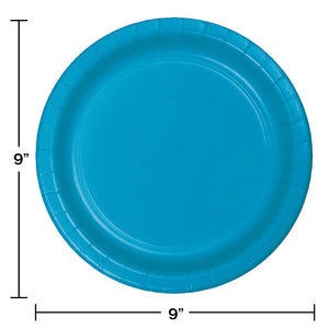 240ct Bulk Turquoise Sturdy Style Dinner Plates