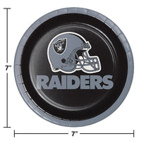 96ct Bulk Las Vegas Raiders Dessert Plates