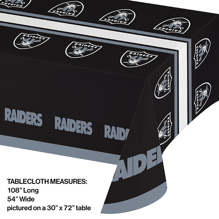 12ct Bulk Las Vegas Raiders Table Covers