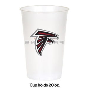 Atlanta Falcons Plastic Cup, 20Oz, 8 ct Party Decoration