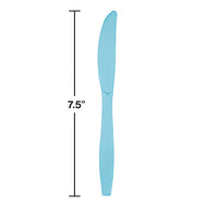 288ct Bulk Pastel Blue Plastic Knives