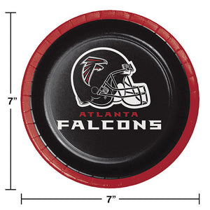 96ct Bulk Atlanta Falcons Dessert Plates