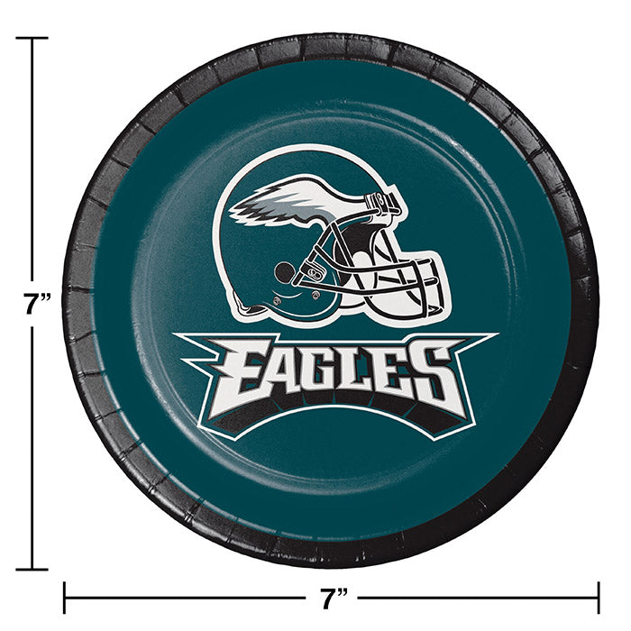 96ct Bulk Philadelphia Eagles Dessert Plates