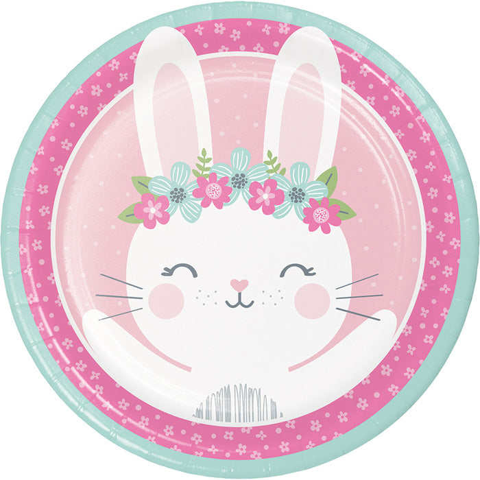 Bunny Party Paper Plates, 8 ct by Creative Converting