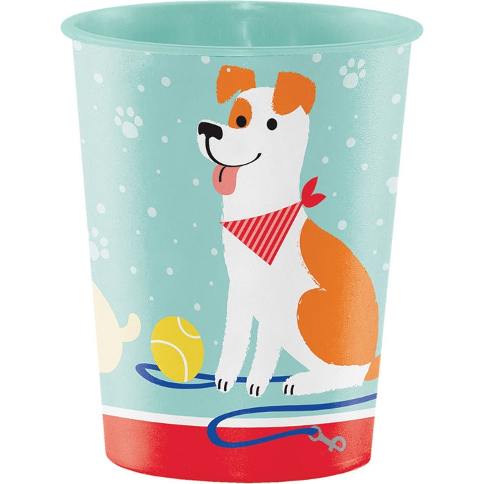 Creative Converting 16Oz Plastic Cup, Clear, Happy Holidays, 8 ct