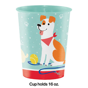 Dog Party Plastic Keepsake Cup 16 Oz. Party Decoration