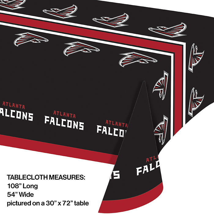 12ct Bulk Atlanta Falcons Table Covers