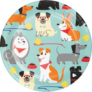 Dog Party Dessert Plates, 8 ct by Creative Converting