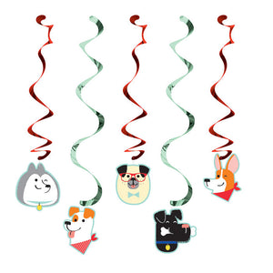 Dog Party Dizzy Danglers, 5 ct by Creative Converting