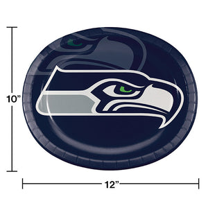 96ct Bulk Seattle Seahawks Oval Platters