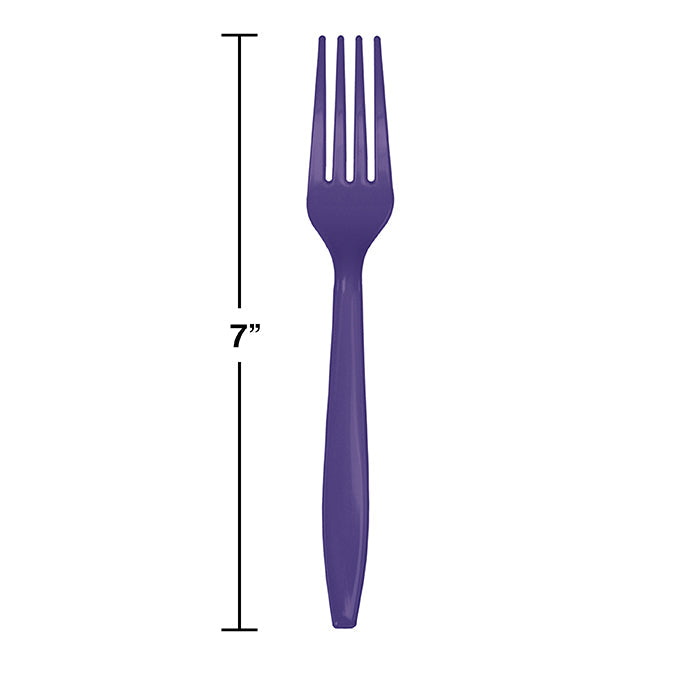 288ct Bulk Purple Plastic Forks