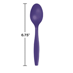 600ct Bulk Purple Bulk Plastic Spoons