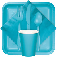 288ct Bulk Bermuda Blue Plastic Spoons