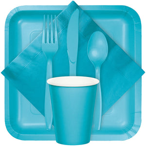 Bermuda Blue Plastic Spoons, 24 ct Party Supplies