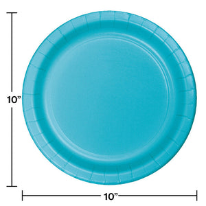240ct Bulk Bermuda Blue Sturdy Style Banquet Plates