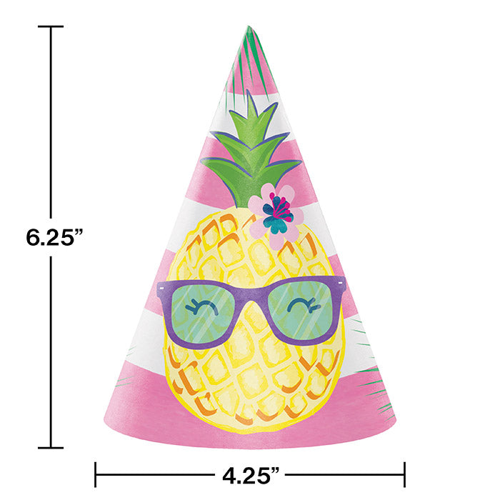 48ct Bulk Pineapple Party Party Hats