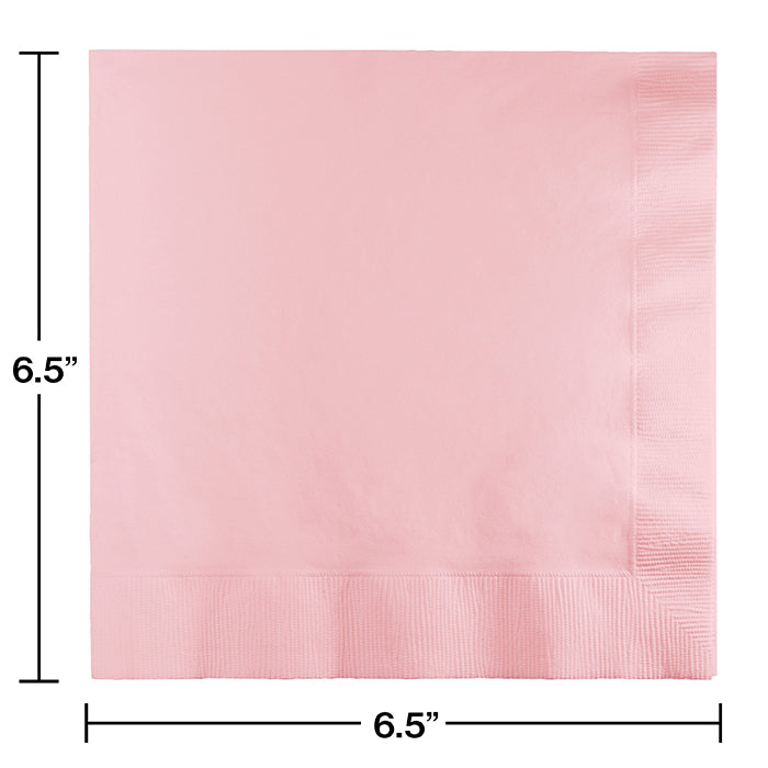 Bulk 500ct Classic Pink Luncheon Napkins 3 ply 