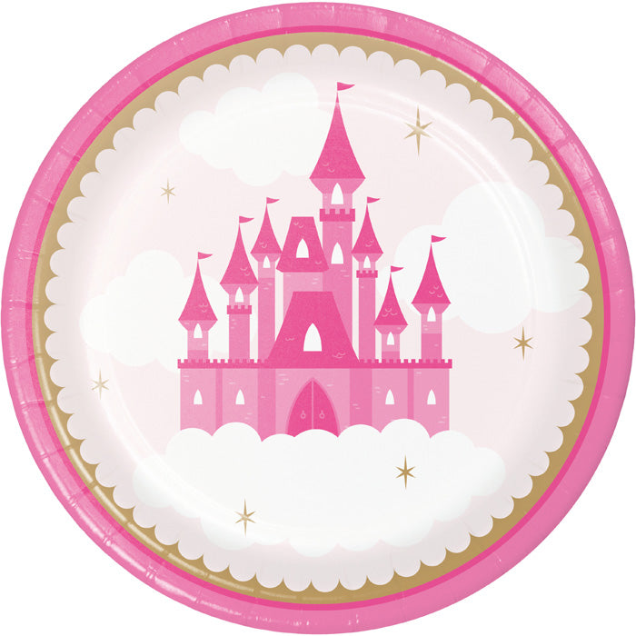 96ct Bulk Little Princess Dessert Plates