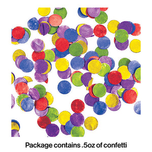 Multicolor Tissue Confetti, 0.5 oz Party Decoration