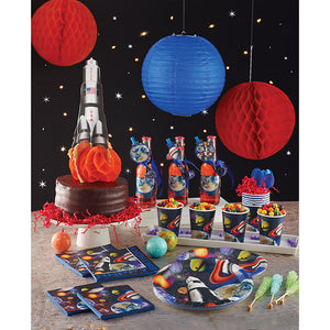 Space Blast Blowouts W/Med, 8 ct Party Supplies