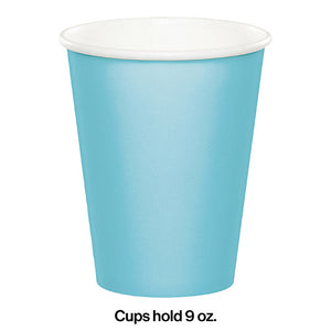Pastel Blue Hot/Cold Paper Paper Cups 9 Oz., 24 ct Party Decoration