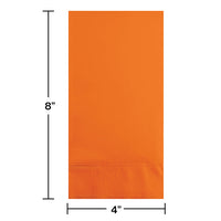 192ct Bulk Sunkissed Orange 3 Ply Guest Towels