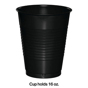240ct Bulk Black Velvet 16 oz Plastic Cups
