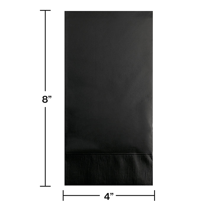 192ct Bulk Black Velvet 3 Ply Guest Towels