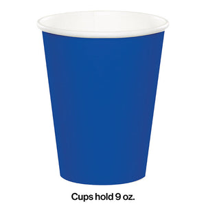 Cobalt Hot/Cold Paper Cups 9 Oz., 24 ct Party Decoration