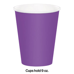 Amethyst Hot/Cold Paper Cups 9 Oz., 24 ct Party Decoration