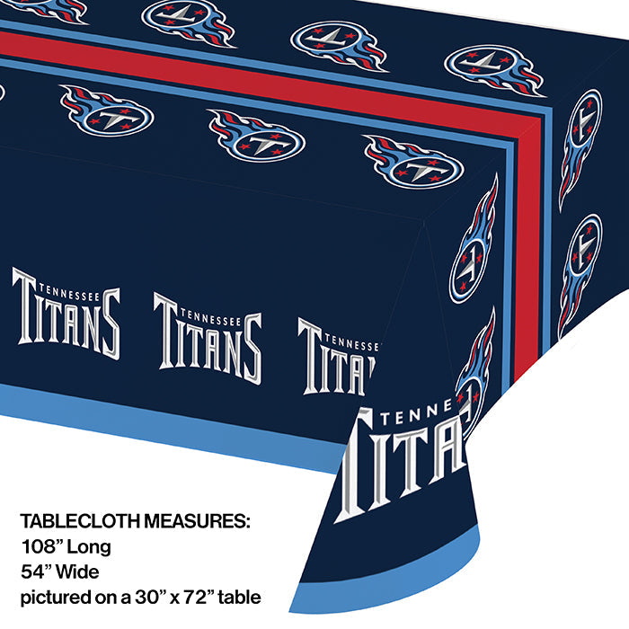 12ct Bulk Tennessee Titans Table Covers