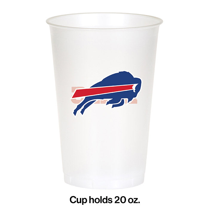 96ct Bulk Buffalo Bills 20 oz Plastic Cups