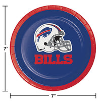 96ct Bulk Buffalo Bills Dessert Plates