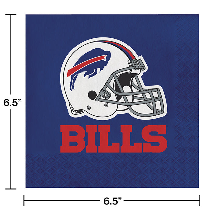 192ct Bulk Buffalo Bills Luncheon Napkins