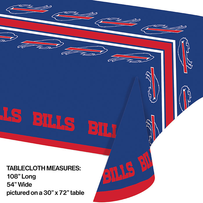 12ct Bulk Buffalo Bills Table Covers