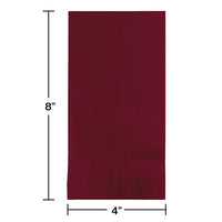 600ct Bulk Burgundy 2 Ply Dinner Napkins