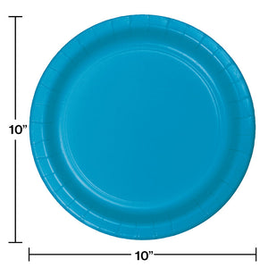 240ct Bulk Turquoise Sturdy Style Banquet Plates
