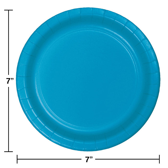 Bulk 240ct Turquoise Dessert Plates 