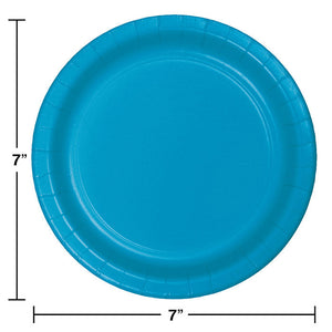 240ct Bulk Turquoise Dessert Plates